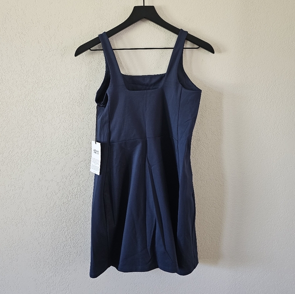 NWT Girlfriend Collective Tommy Dress in Midnight - Picture 7 of 10